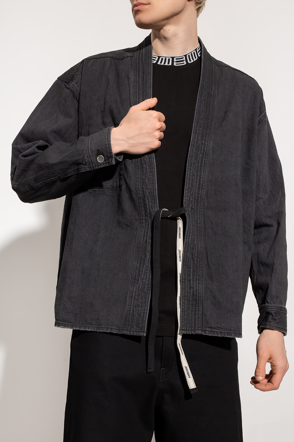 Nanushka Mog ribbed knit hoodie | Men's Clothing | Ambush Kimono